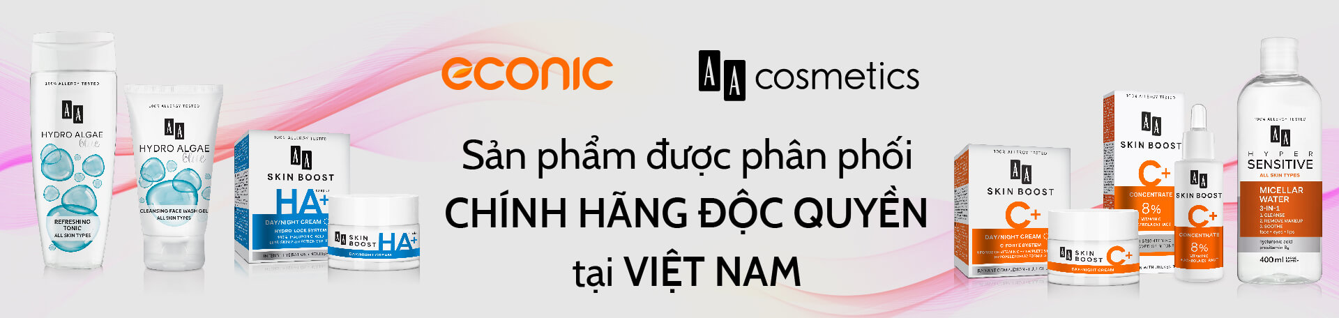 Banner AA cosmetics